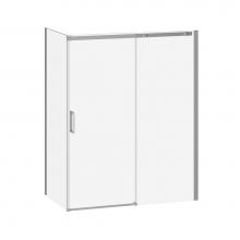 Kalia DR1478/DR1567-110-003 - VIVIO™ Sliding Shower Door 2 Panels 60''x75'' Chrome Clear Duraclean Glass w