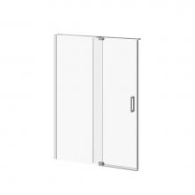 Kalia DR1742-110-003 - DISTINK™ 60''x77'' 2-Panel Pivot Shower Door for Alcove Inst. (Reversible) C