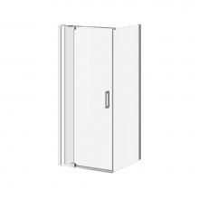 Kalia DR1743/DR1749-110-003 - DISTINK™ 36''x77'' 2-Panel Pivot Shower Door for 36'' Corner Inst.