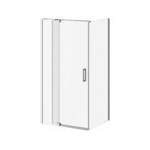 Kalia DR1744/DR1748-110-003 - DISTINK™ 42''x77'' 2-Panel Pivot Shower Door for 32''Corner Inst.