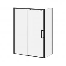 Kalia DR1840/DR1843-160-003 - IKONIK 48''x79'' Sliding Shower Door Duraclean Glass with 32'' retur