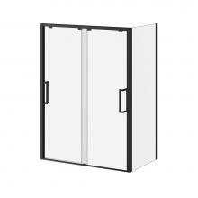 Kalia DR1951/DR1952/DR1953-160-003 - IKONIK™ Bypass Corner Sliding Shower Door 2 Panels 36''x79'' Duraclean Glass