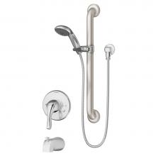 Symmons 9604-PLR-SS-1.5 - Origins Tub/Hand Shower System