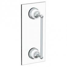 Watermark 180-0.1-12GDP-SBZ - Venetian 12'' shower door pull/ glass mount towel bar