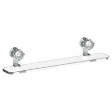 Watermark 201-0.8-PC - Wall Mounted 24'' Glass Shelf