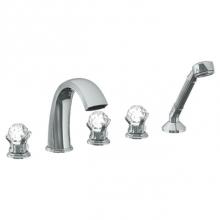 Watermark 201-8.1-R2-EB - Deck Mounted 5 Hole Bath Set