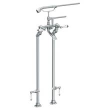 Watermark 201-8.3STP-R2-PC - Floor Standing Bath Set with Hand Shower and Shut-Off Valves