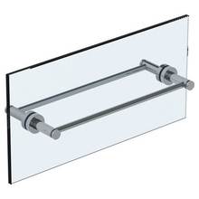 Watermark 23-0.1-12DDP-L8-PC - Loft 2.0 12'' double shower door pull/ glass mount towel bar