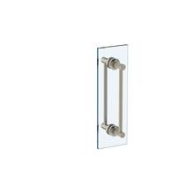 Watermark 25-0.1-18DDP-WH - Urbane 18'' double shower door pull/ glass mount towel bar