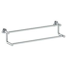 Watermark 25-0.2A-WH - Wall Mounted Double Towel Bar, 24''