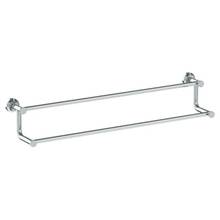 Watermark 25-0.2B-WH - Wall Mounted Double Towel Bar, 30''