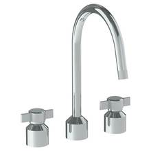 Watermark 25-7G-IN16-WH - Deck Mounted 3 Hole Kitchen Set With Gooseneck Spout