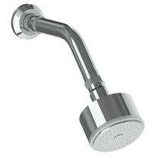 Watermark 25-HAF-WH - Wall Mounted Showerhead, 3''dia, with 7 3/8'' Arm and Flange