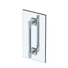 Watermark 27-0.1-18DDP-SBZ - Sense 18'' double shower door pull/ glass mount towel bar