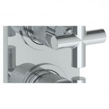 Watermark 27-T25-CL15-SN - Wall Mounted Mini Thermostatic Shower Trim with built-in control, 3 1/2'' X 8'&apos