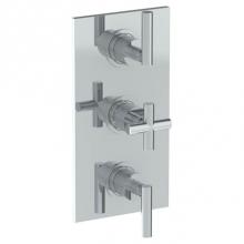 Watermark 27-T30-CL14-SBZ - Wall Mounted Thermostatic Shower Trim with 2 built-in controls, 6 1/4'' x 12''