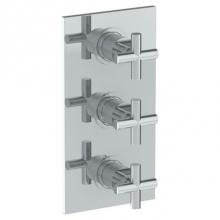 Watermark 27-T30-CL15-SBZ - Wall Mounted Thermostatic Shower Trim with 2 built-in controls, 6 1/4'' x 12''