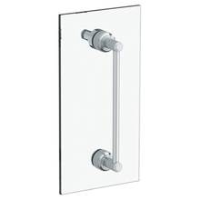 Watermark 29-0.1-12SDP-SBZ - Transitional 12'' shower door pull with knob/ glass mount towel bar with hook