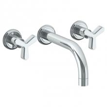 Watermark 30-5-TR25-SBZ - Wall Mounted 3 Hole Bath Set