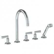 Watermark 30-8.1-TR24-SBZ - Deck Mounted 5 Hole Bath Set