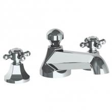 Watermark 312-8-X-SBZ - Deck Mounted 3 Hole Bath Set