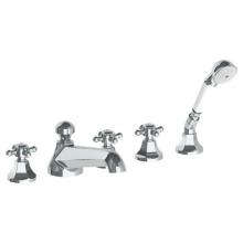 Watermark 312-8.1-X-SBZ - Deck Mounted 5 Hole Bath Set