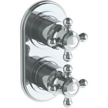 Watermark 312-T25-V-PC - Wall Mounted Mini Thermostatic Shower Trim with built-in control, 3 1/2''