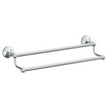 Watermark 313-0.2-PC - Wall Mounted Double Towel Bar, 18''