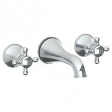 Watermark 313-5-AX-SBZ - Wall Mounted 3 Hole Bath Set