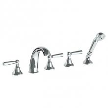 Watermark 313-8.1-WW-SBZ - Deck Mounted 5 Hole Bath Set