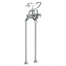 Watermark 313-8.3-AX-SBZ - Floor Standing Bath Set with Hand Shower