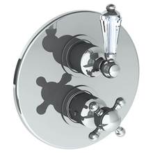 Watermark 313-T20-SW-WH - Wall Mounted Thermostatic Shower Trim with built-in control, 7 1/2''