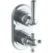 Watermark 313-T25-Y2-PC - Wall Mounted Mini Thermostatic Shower Trim with built-in control, 3 1/2''