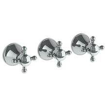 Watermark 313-WTR3-AX-PC - Wall Mounted 3-Valve Shower Trim