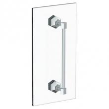 Watermark 314-0.1-GDP-PN - Beverly 24 shower door pull/ glass mount towel bar