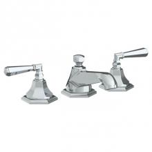 Watermark 314-2-YY-SBZ - Deck Mounted 3 Hole Lavatory Set