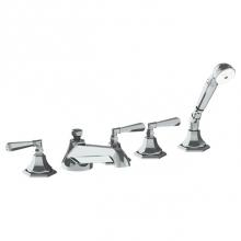 Watermark 314-8.1-YY-SBZ - Deck Mounted 5 Hole Bath Set