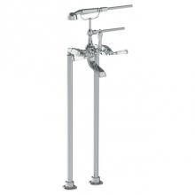 Watermark 314-8.3-CRY4-SBZ - Floor Standing Bath Set with Hand Shower