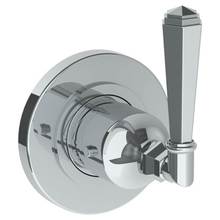 Watermark 314-T15-YY-WH - Wall Mounted Mini Thermostatic Shower Trim, 3 1/2'' dia.