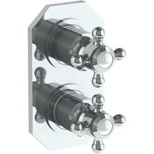 Watermark 314-T25-XX-PC - Wall Mounted Mini Thermostatic Shower Trim with built-in control, 3 1/2''