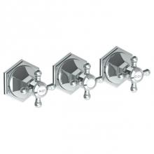 Watermark 314-WTR3-XX-SBZ - Wall Mounted 3-Valve Shower Trim