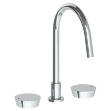 Watermark 36-7G-BL1-WH - Deck Mounted 3 Hole Gooseneck Kitchen Faucet