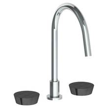 Watermark 36-7G-NM-WH - Deck Mounted 3 Hole Gooseneck Kitchen Faucet