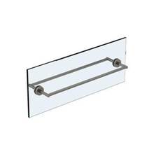 Watermark 37-0.1-6DDP-GP - Blue 6” double shower door pull/ glass mount towel bar