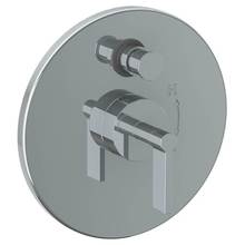 Watermark 37-P90-BL2-WH - Wall Mounted Pressure Balance Shower Trim with Diverter, 7'' dia.