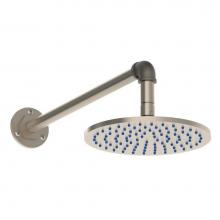 Watermark 38-HAF.1-GP - Wall Mounted Showerhead, 8'' dia with 12'' to 18'' Arm and Flange