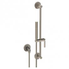 Watermark 38-HSPB1-EV4-SBZ - Positioning Bar Shower kit with Slim Hand Shower and 69'' Hose