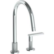 Watermark 70-7.1.3G-RNK8-GP - Deck Mounted 2 Hole Gooseneck Kitchen Faucet