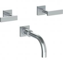 Watermark 71-5-LLP5-WH - Wall Mounted 3 Hole Bath Set