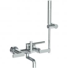 Watermark 71-5.2-LLP5-WH - Wall Mounted Exposed Bath Set with Hand Shower